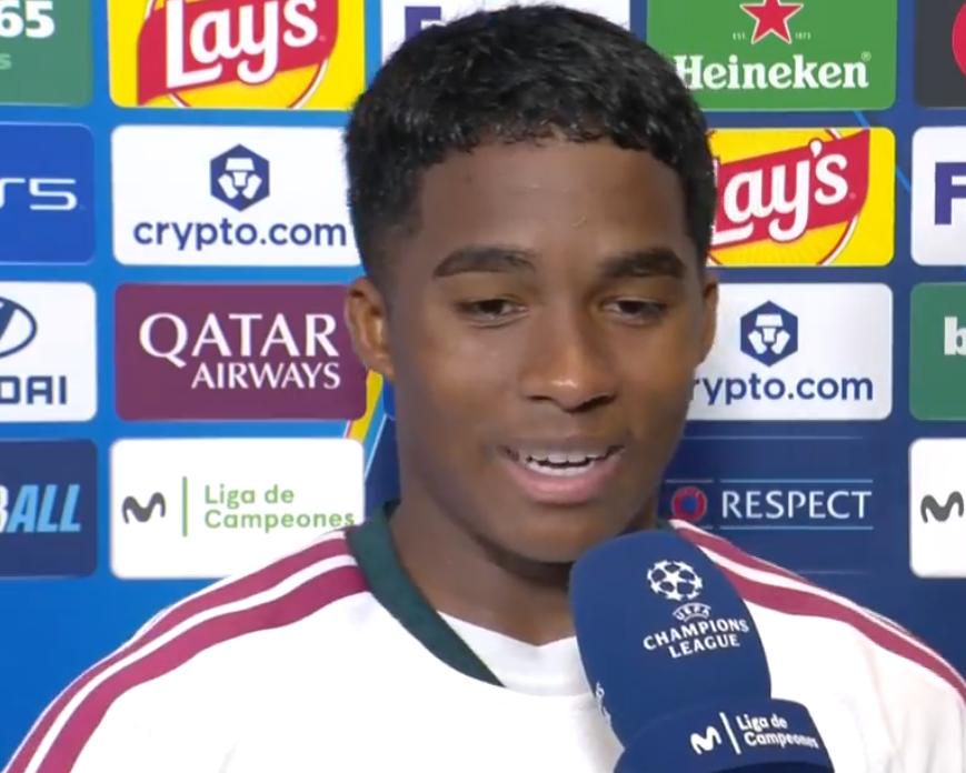 theMadridZone's tweet photo. 🚨 Endrick: "I was sitting on the bench TALKING TO GOD.

Suddenly, they told me I was coming on, I had no idea I'd come on that early.

I am SO, SO HAPPY." https://t.co/upvfmERdNl