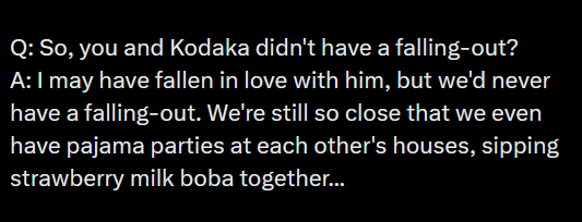 KaroshiMyriad's tweet photo. The most important lore reveal that Uchikoshi made today https://t.co/yzvn6F9kaF