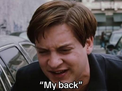 Gozero_zerif's tweet photo. @SirPanduh same. my back be hurting too https://t.co/lWag4tH5sZ