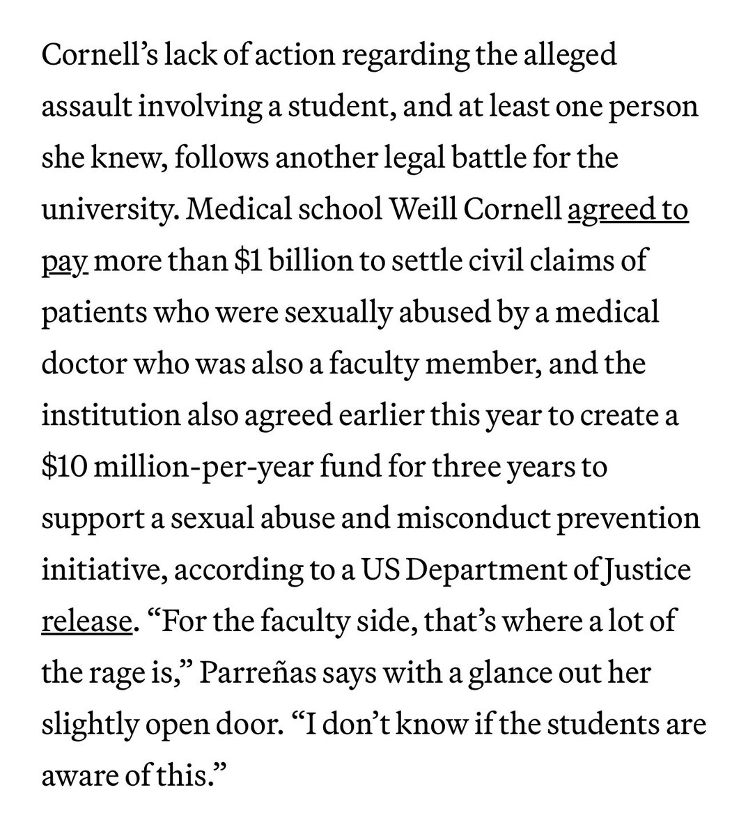girlsreallyrule's tweet photo. The Chi Phi gang rape at @Cornell is not the first time the university has used money to try and cover up sexual abuse on campus.

Fact: this kind of abuse is allowed to continue at colleges all over the US because it is primarily happening to women. https://t.co/MDUzV9UBTk https://t.co/6pxuNsGeph