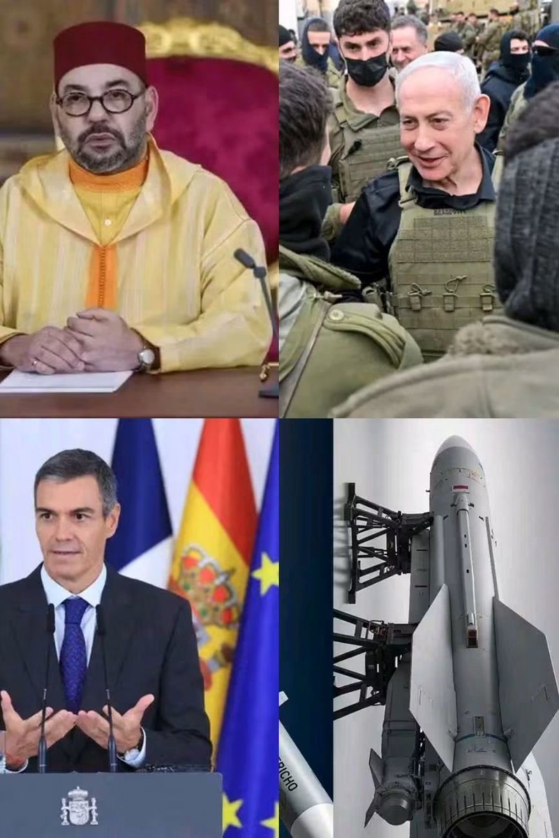 beyondB_DAG's tweet photo. 🇲🇦🇮🇱 Morocco is negotiating with Israel, the purchase of ballistic missiles capable of reaching the Canary Islands, Seville, Murcia, or Ciudad Real

if this negotiations succeeds , Spain 🇪🇸 will fall into Morocco's target range. https://t.co/yEuPfEB1cL