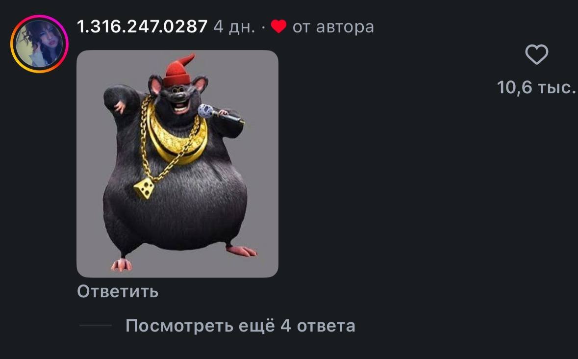 thragg_trades's tweet photo. I JUST FOUND NEXT CHONK!

This Rat named "Mochi" going GIGA VIRAL on IG rn because of how chonky and memeable she is!

2M Views in 1 day - https://t.co/SjuWCABplA

Over 10M views across all videos in just 4 days - https://t.co/2rXHAM2Avd

Ppl are making tons of memes about Mochi and calling him "Mr. Bombastic" in the comms
