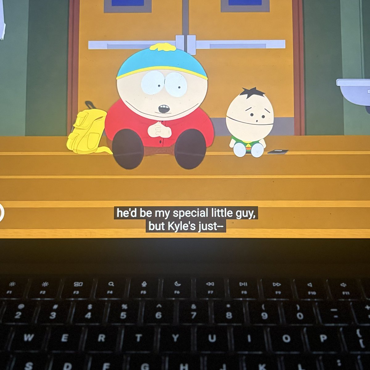 Imurderedkenny2's tweet photo. THIS MOMENT IS SO IMPORTANT TO ME and oh my god cartman defending Kyle because he knows him so well and realized he had to sneak in a jew joke https://t.co/FXy3G9qdgp