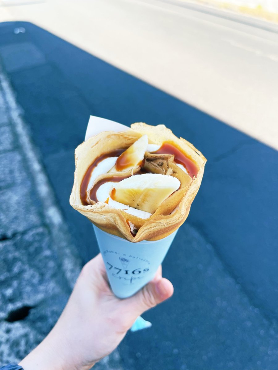 Kokesyara's tweet photo. 朝からクレープ食べた☀️
美味しかった😋 https://t.co/3rKmH9NdEL
