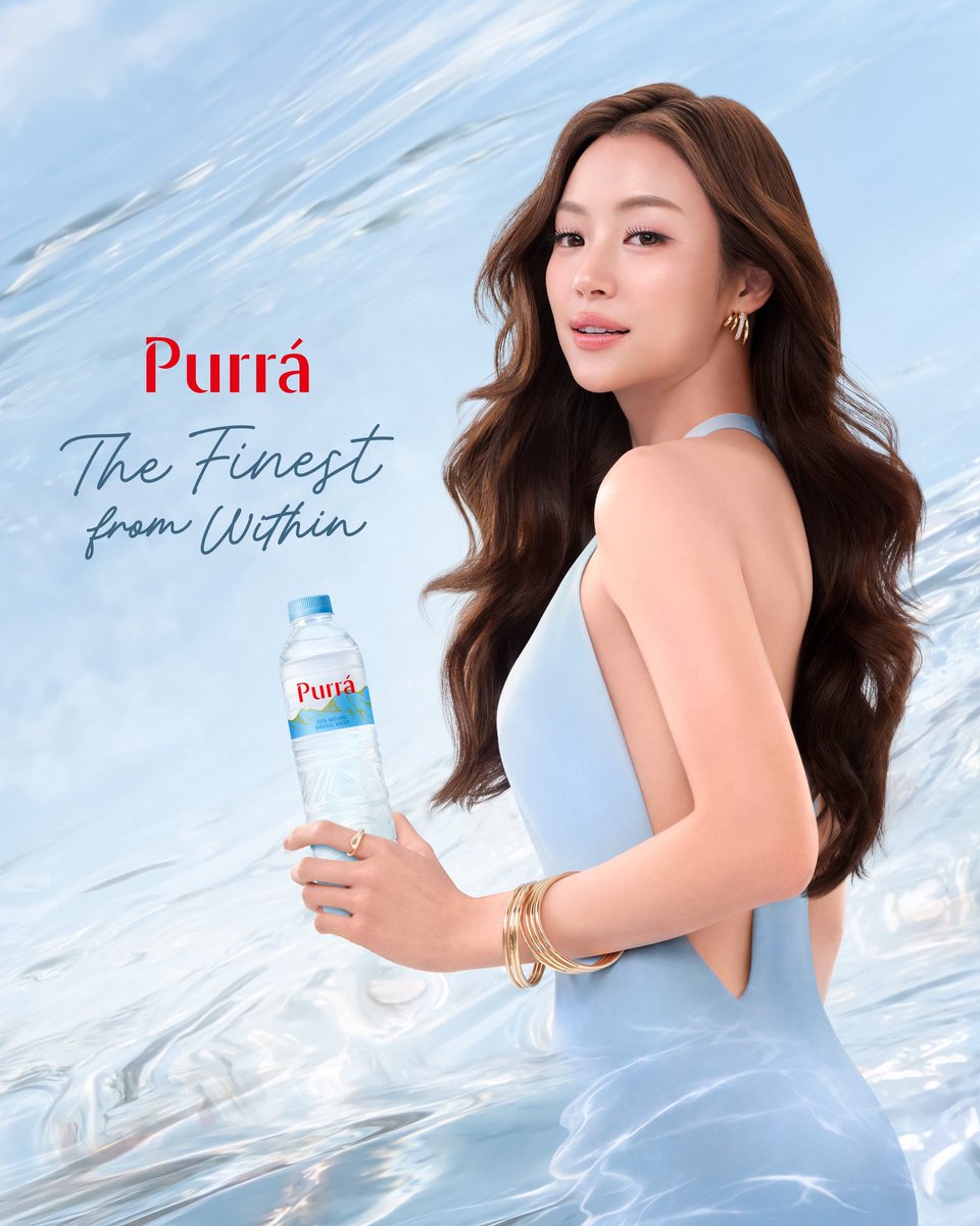 PurraOfficial's tweet photo. Purra Mineral Water is pleased to welcome Miu Natsha as its new Brand Ambassador.

An exceptional presence.
A reflection of The Finest From Within.

#PurraMineralWater
#PurraxMiuNatsha https://t.co/nJnlg8sskd