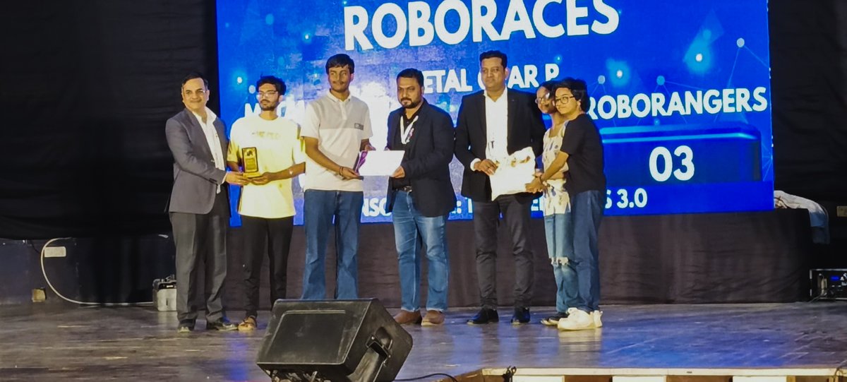 IIIT_Pune's tweet photo. 2 stages. 2 weekend. @IIIT_Pune delivers!

Spardha 2026, @IITBHU_Varanasi (4,500+ athletes, 100+ colleges)- 3 Bronzes + QF finish

@COEPTech MindSpark 2026 (32K visitors, 9K reg)- 3rd &amp; 4th in Robo Race &amp; Neural Nexus

Track. Ring. Circuit board. We compete everywhere
#SDG3 #SDG9 https://t.co/3mVQ4qlkOu