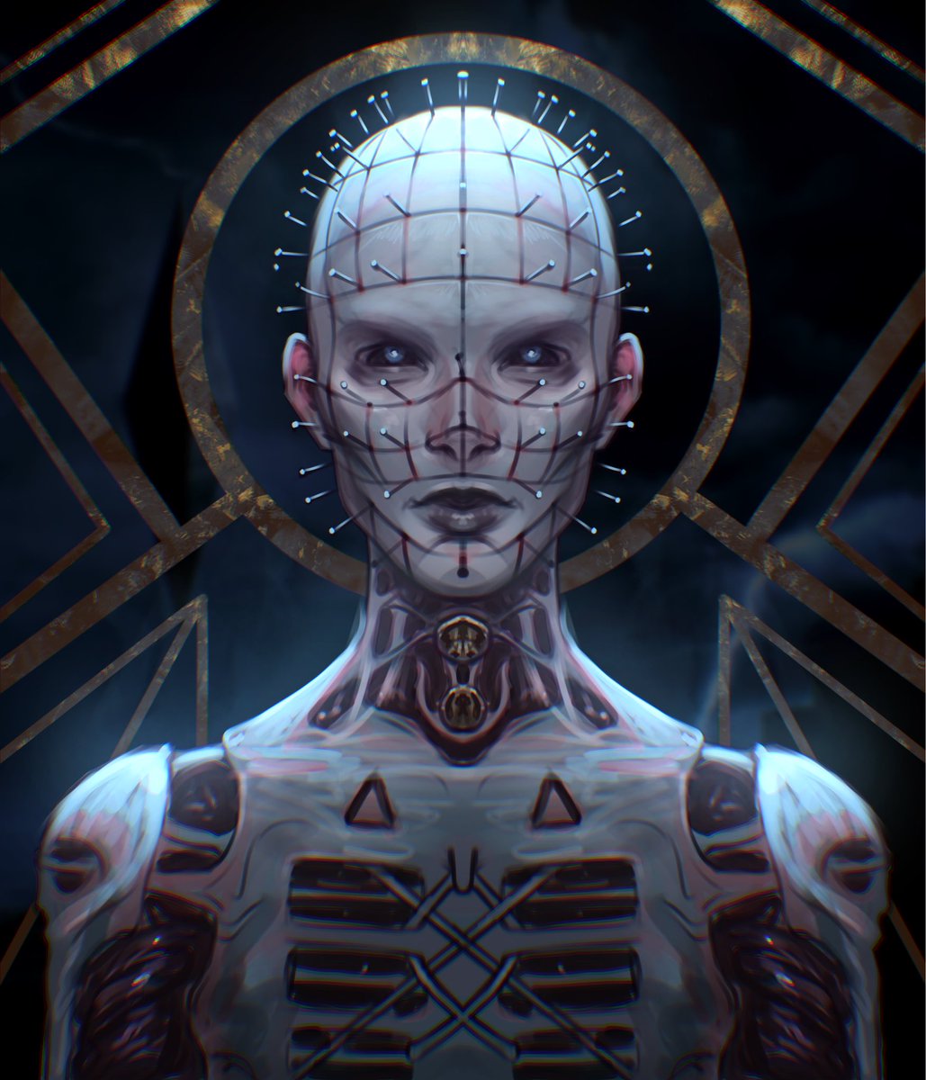 TFMsaad's tweet photo. The Priest
Hellraiser portrait sketch I made in 2022 when the movie came out but never shared.
Added my leviathan artwork in the background 10% opacity lol https://t.co/Sw9KylVWCP