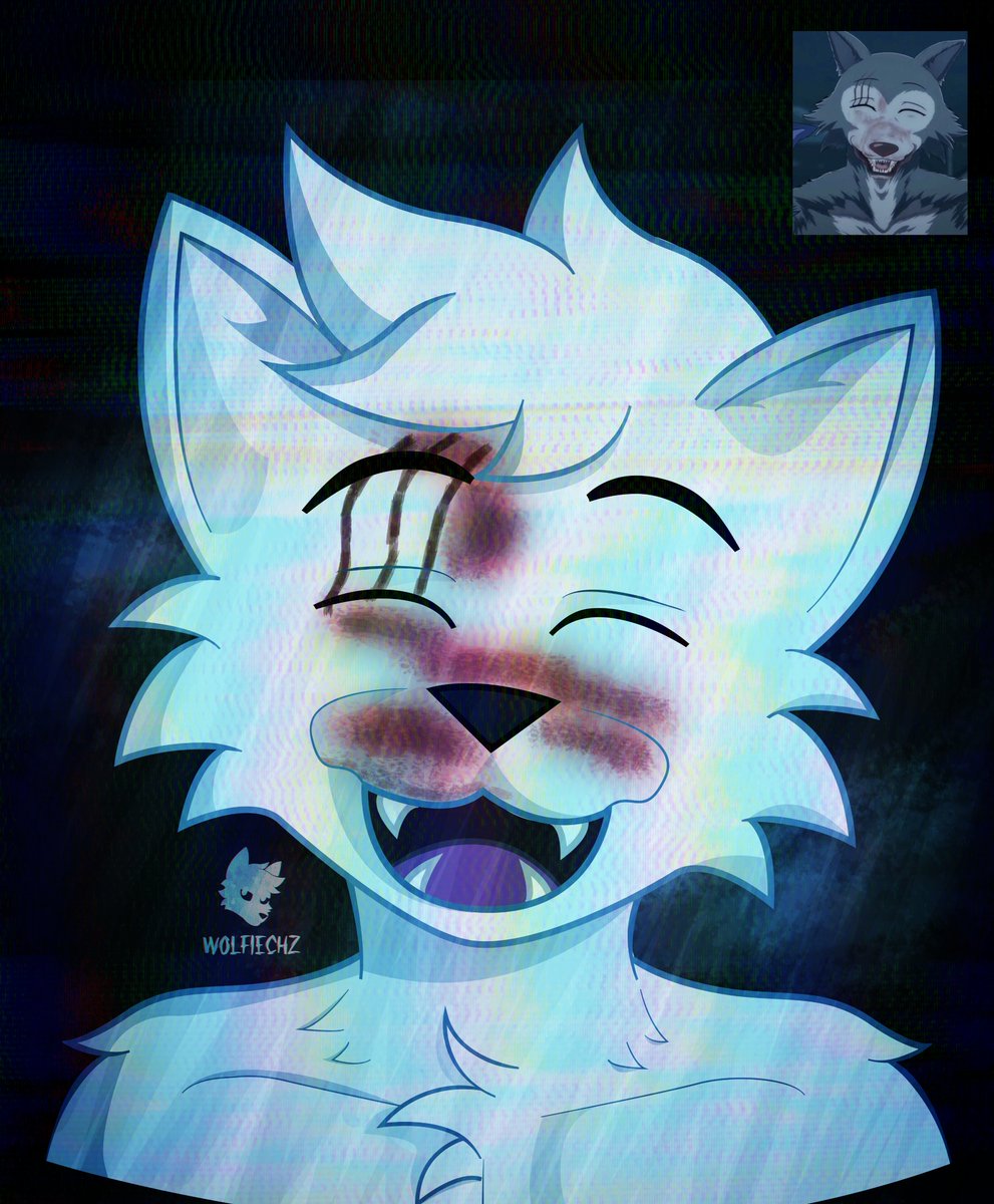 Wolfiechz's tweet photo. Another reference? Where?
Ngl, I don't even like Beastars, but I really wanted to redraw that frame with my sona
#art #digitalart #furry #sona #furryart https://t.co/dWEyGLvWKt