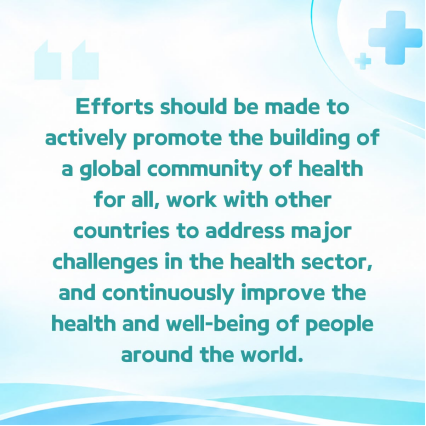 ChinaEmbSL's tweet photo. President #XiJinping delivered an important speech during a national meeting on #health in #Beijing. The meeting was held on Monday and Tuesday. Here are some highlights of his remarks. #QuotesfromXi #XiGovernance https://t.co/3SsYZssz0V
