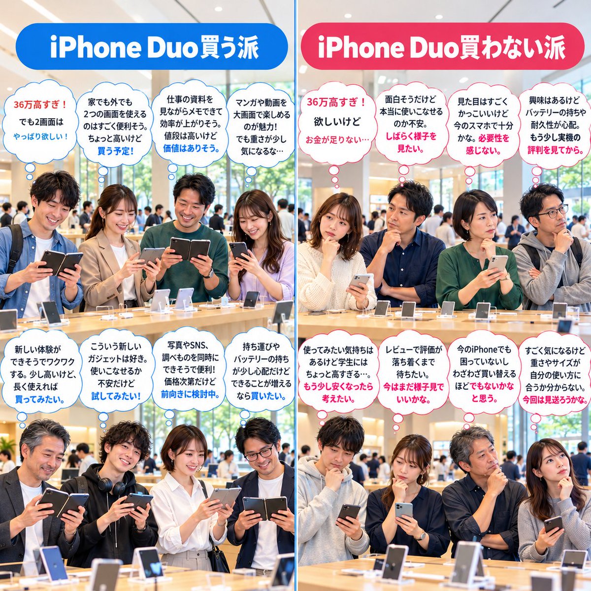 fxmeitantei's tweet photo. iPhone Duoは買う派？買わない派？

買えばiPhone＋iPadより安くなる！…とカン違いして、逆に高くなることに絶望した男はここです https://t.co/Cz35zVCr0S