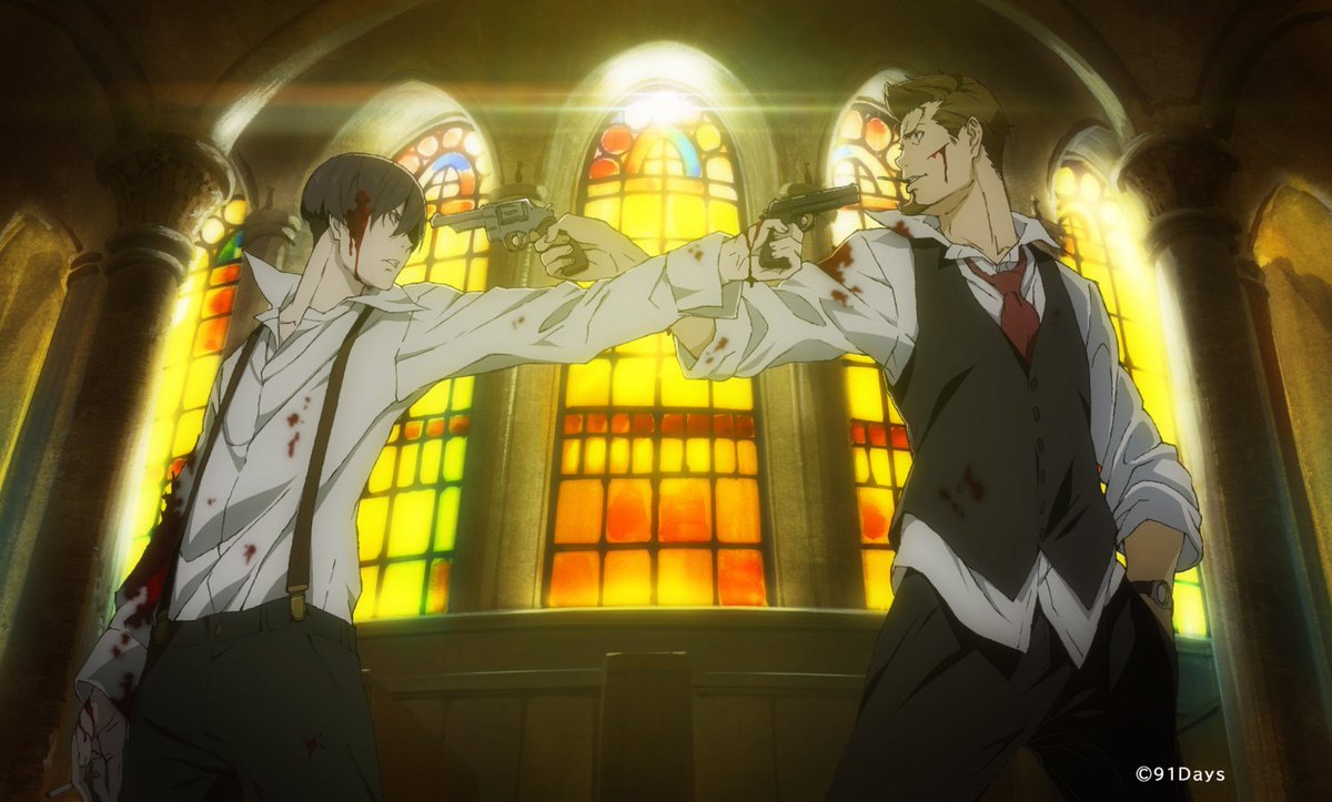 ANIMAX_Japan's tweet photo. ━━━━━━━━━━━━━━
　　　   「91Days」
　#アニマックス 一挙放送🔫
━━━━━━━━━━━━━━

放送10周年のメモリアルイヤーに
満を持してアニマックス初登場‼️

🕰放送日
11/3(火・祝) 22:00～28:00 第1～12話

▽▼放送詳細▼▽
https://t.co/EOiJUaWDih

#91Days https://t.co/sBcXuXdPWf