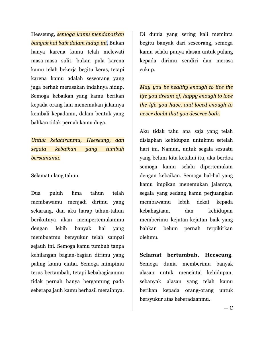 chetteaeris's tweet photo. untuk dua puluh lima tahunmu
—serta mulia, sayang. 

#heeseung #evan https://t.co/rVhVJ43p9D