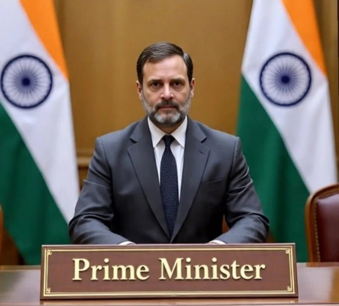 NewspressX's tweet photo. What comes to your mind first when you imagine Rahul Gandhi as Prime Minister in 2029?   

 Be honest please 🙏? https://t.co/opGrHayclm