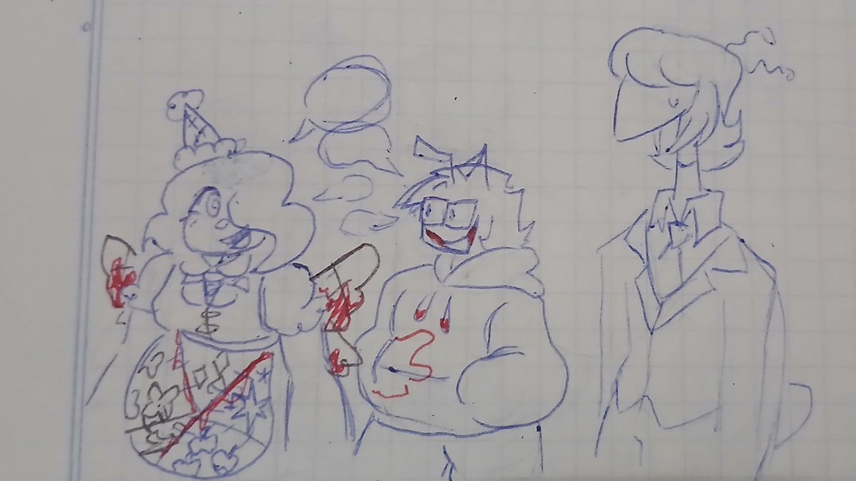 QbrilExe's tweet photo. Dia 13 #mantober
Y metí a split por qué si xd
Split de pinkamena , Anton de Jeff the killer y Manny de Slenderman
#manton #funhouse #split https://t.co/H4wXSakEeP