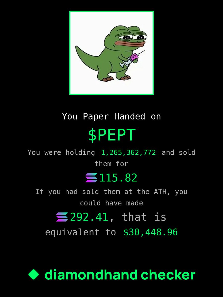 arscrappy90's tweet photo. When will I learn to hold broo 

Sold $⁠PEPT so early 😭 

FRhUrfXH8HcJv1thfHfE4jsyzgsD6EXzTFNSMkP3pump 

https://t.co/N0yOPCKRsA https://t.co/t7XxkMlnjY