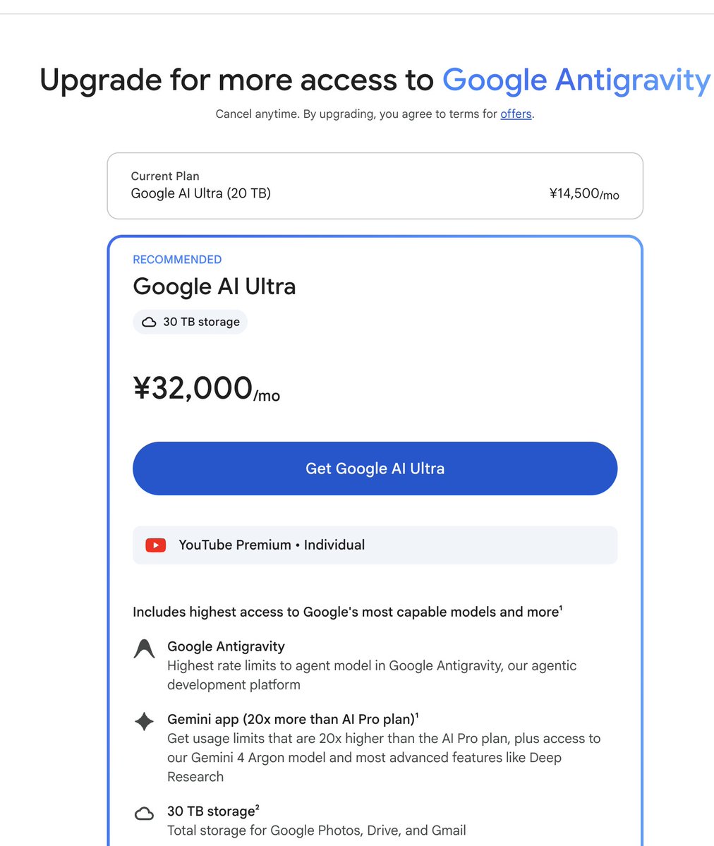 codealdnoah's tweet photo. @_philschmid "Purchase Credits" that doesn't take you to the "Purchase Credit" page but asks you to go to the 30TB ultra plan, come on guys this is simple stuff, just let me buy my credits ? https://t.co/yhGGuR18Mv