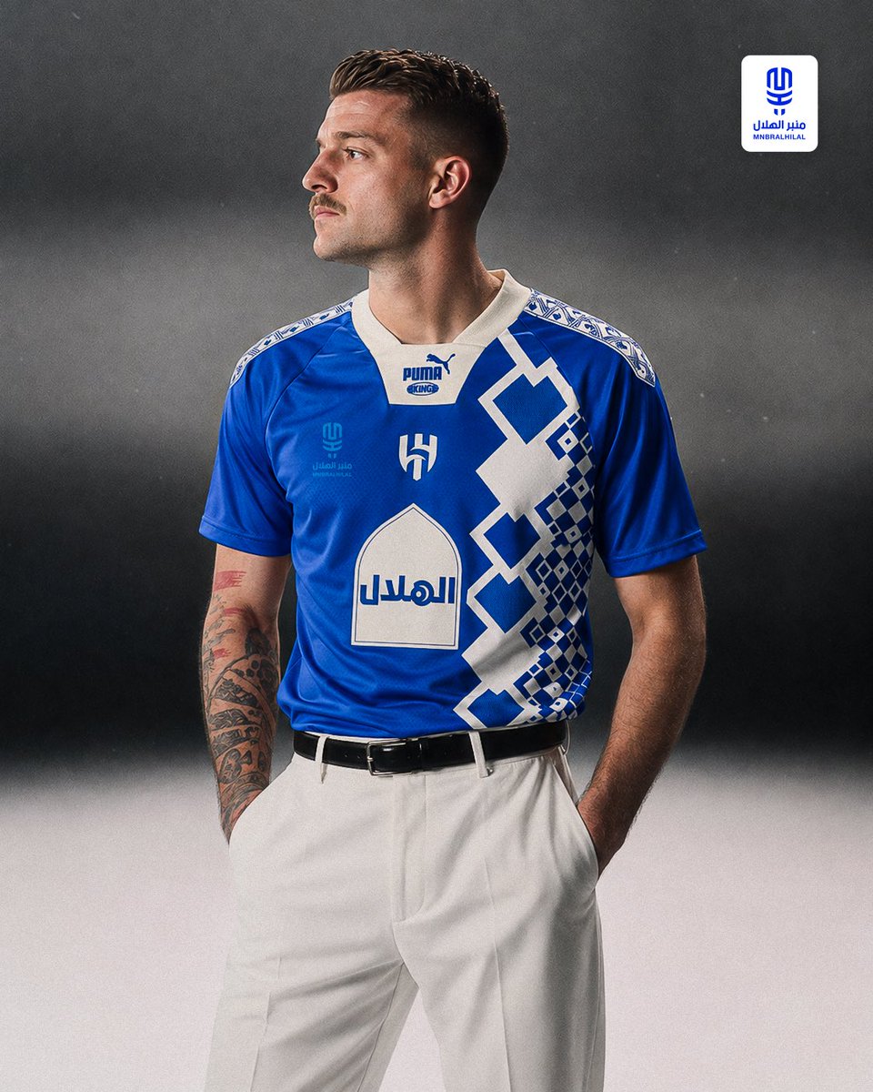 MnbrAlhilal's tweet photo. جميييييييييييييييييييييييييييييل 😮‍💨

طقم الهلال الجديد على سيرجي سافيتش 😱💙 https://t.co/Y62eCUdSyE