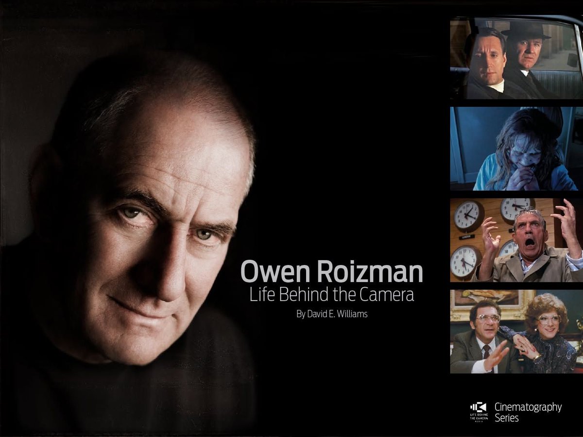 shutterangle180's tweet photo. New book just published by my friend David E. Williams about the amazing life and work of Owen Roizman! Availble now - https://t.co/QSfLHZWx8A https://t.co/I49WVTeVdr