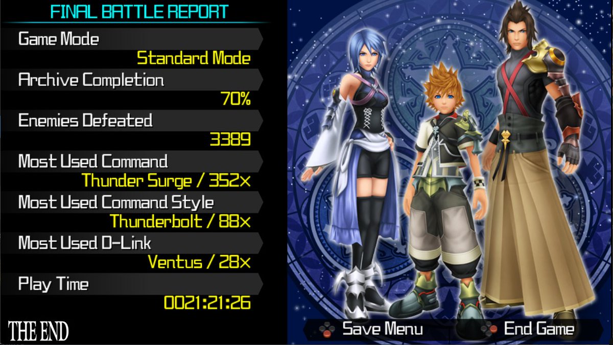 MrHats_'s tweet photo. Beat Birth by Sleep. Good game https://t.co/H1XWKkmSJH