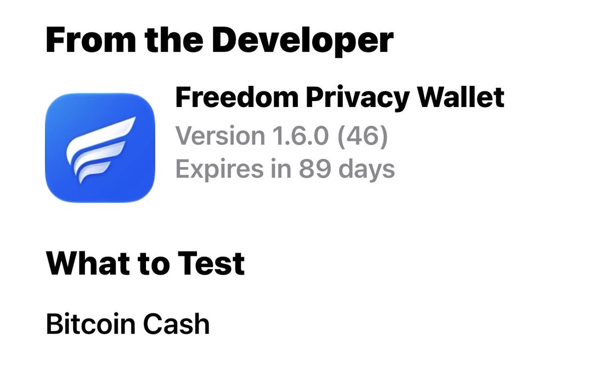FreedomWallet's tweet photo. Guess what is coming to @FreedomWallet next! bitcoin-cash:native #BitcoinCash https://t.co/6IkeE5VMcr
