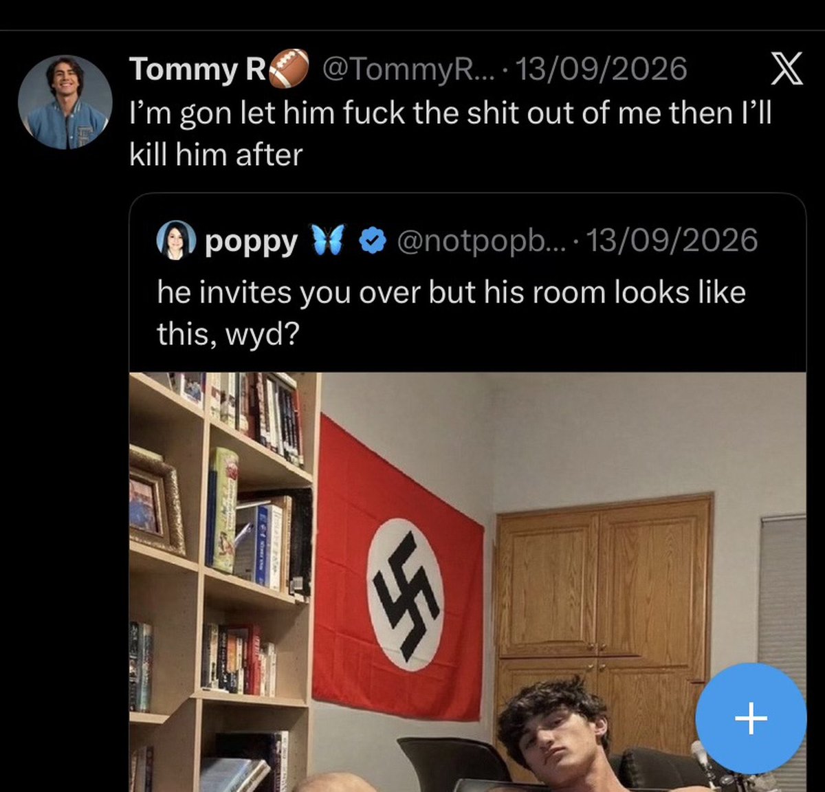 BellyisSkinny's tweet photo. @mela_3468 YOU WEIRD AS FUCK? https://t.co/kVZ2iKz0dS