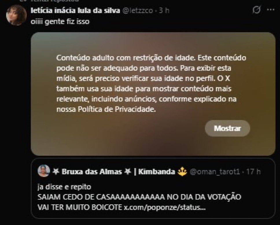 letzzco's tweet photo. @piresando o meu tweet apareceu assim 👇🏽 pra uma pessoa kkkkkkkk eh a gente contra o mundo pelo visto https://t.co/asMyCAs1Km