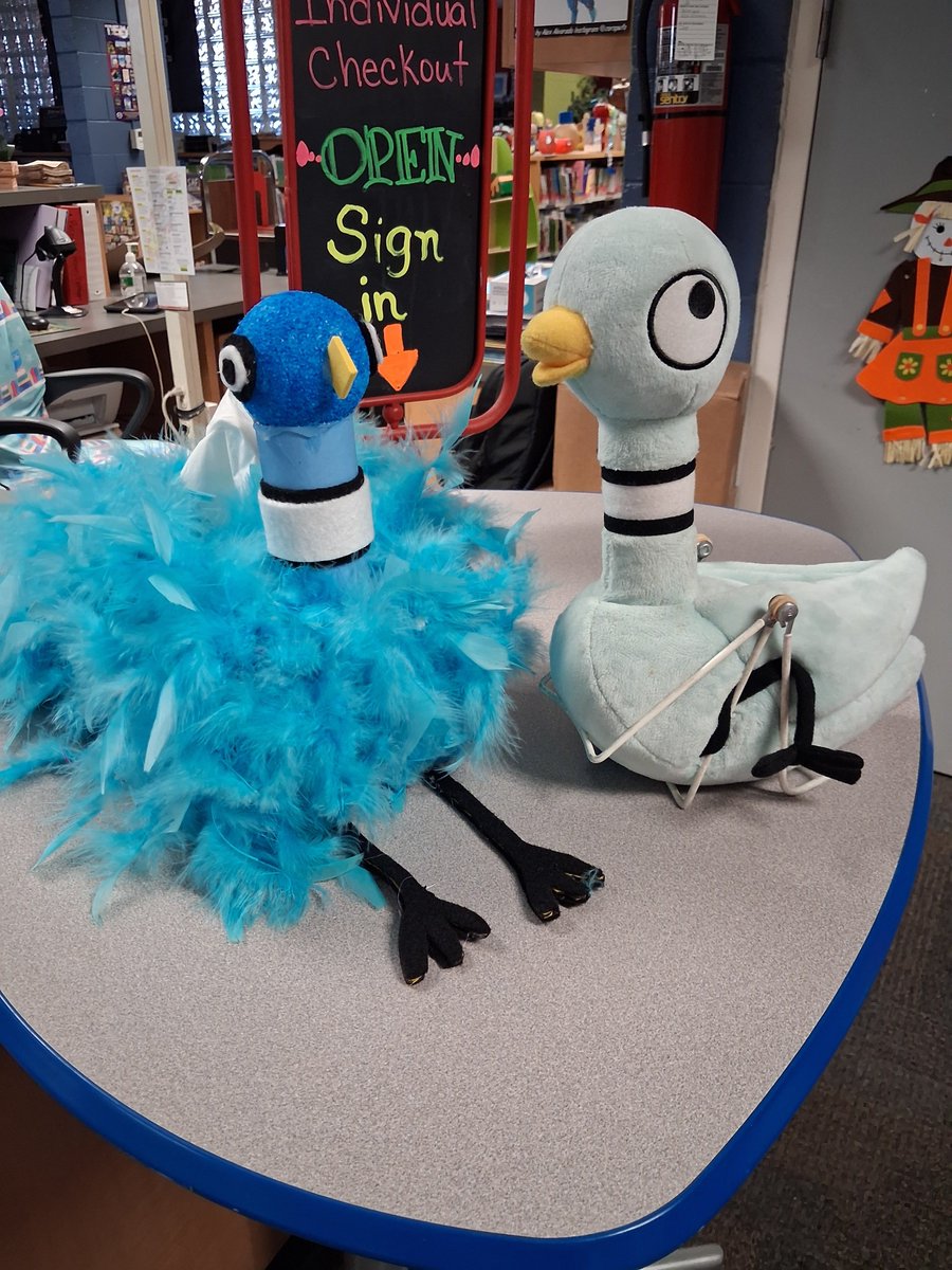 HerreraCristie's tweet photo. Our Pigeon has found a friend! This is our 1st submission for our tissue box storybook character contest! Keep them coming. #LaunchIntoExcellence #SISD_Reads @SusanaZ_HBES @VBMolinar_HBES @HbeVolunteers @CrystalSalom @lgonz_HBallES https://t.co/mzQjIQ2UAj
