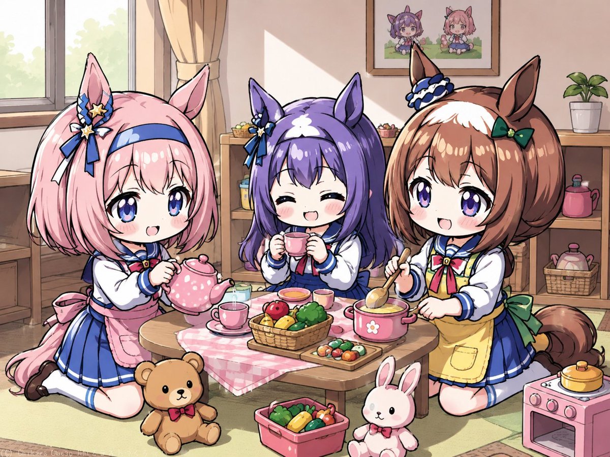 ChikaraUmeno's tweet photo. おはやうごぜえます(*´ω｀*)
#AIイラストつくろっ
#オリジナルウマ娘
#ぱかぱか保育園 https://t.co/50lXzM3lx5