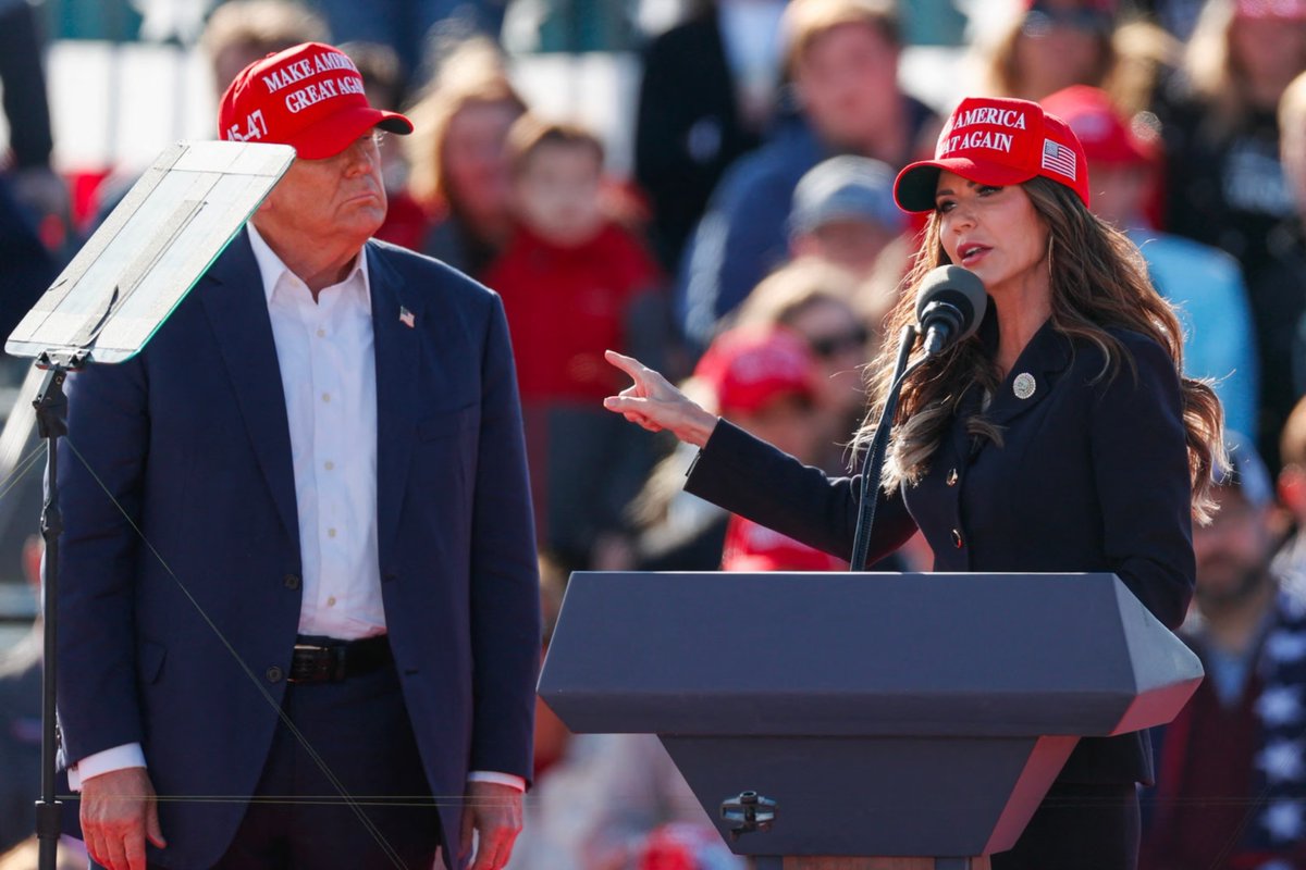 KristiNoem's tweet photo. Buying a MAGA hat shouldn’t make you a target of the federal government.

Jack Smith has some explaining to do. https://t.co/nljUgra9ZH