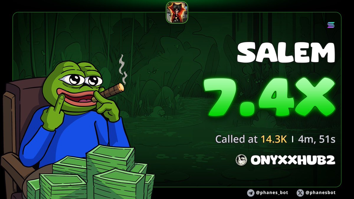 SolanaMemecoin2's tweet photo. 7x up on $salem

BCRf4mGWY77KQTNPHjzXuqRZzwjmaz4DeFf7rFANpump https://t.co/fpbIo8z4Tg