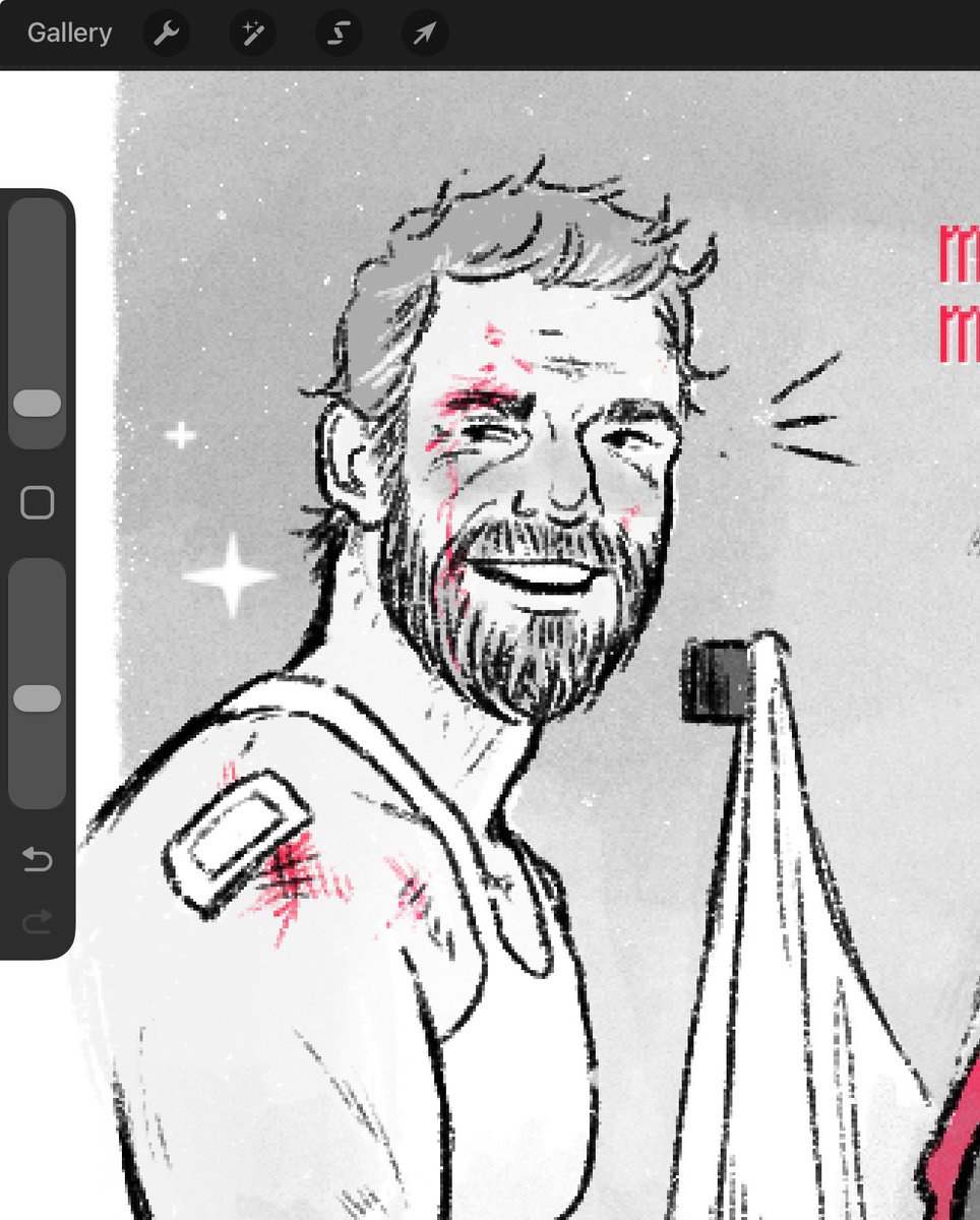 furiosophie's tweet photo. too tired to post the whole thing tonight but i just gotta come on here to say i think this is the best zack hightower i have ever drawn okay look at his stupid face what a looser (affectionate) https://t.co/oyCF9ea064