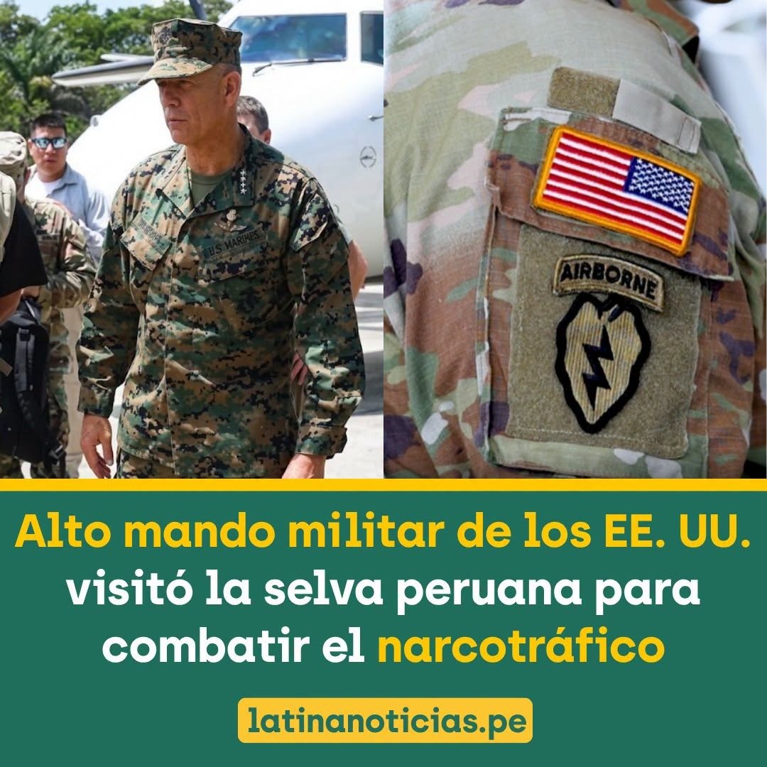 Latina_Noticias's tweet photo. 🇵🇪🇺🇸 El comandante de los Estados Unidos, Francis Donovan, visitó la selva peruana para coordinar con mandos del ejército peruano las acciones de combate contra el narcotráfico en la región. La mesa de trabajo se realizó en el contexto de la inclusión del Perú a la iniciativa del Escudo de las Américas, lo que también coloca al país dentro de la Coalición de las Américas contra los Cárteles.
📌 Más información: https://t.co/IXqbNpCfHA