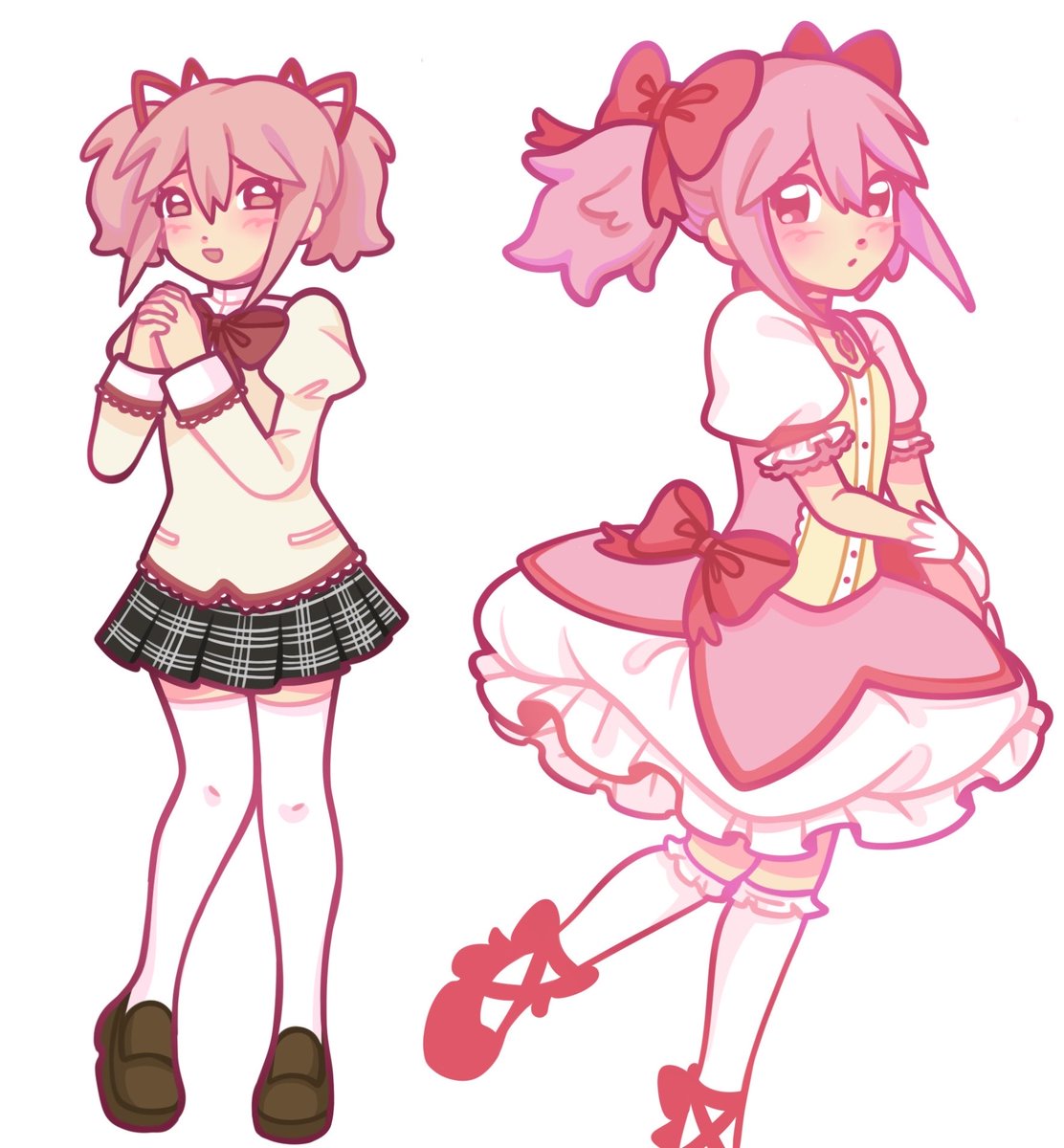 Lotussprings_'s tweet photo. ive been fixated on madoka magica again #madoka https://t.co/iPJf2F3pVf