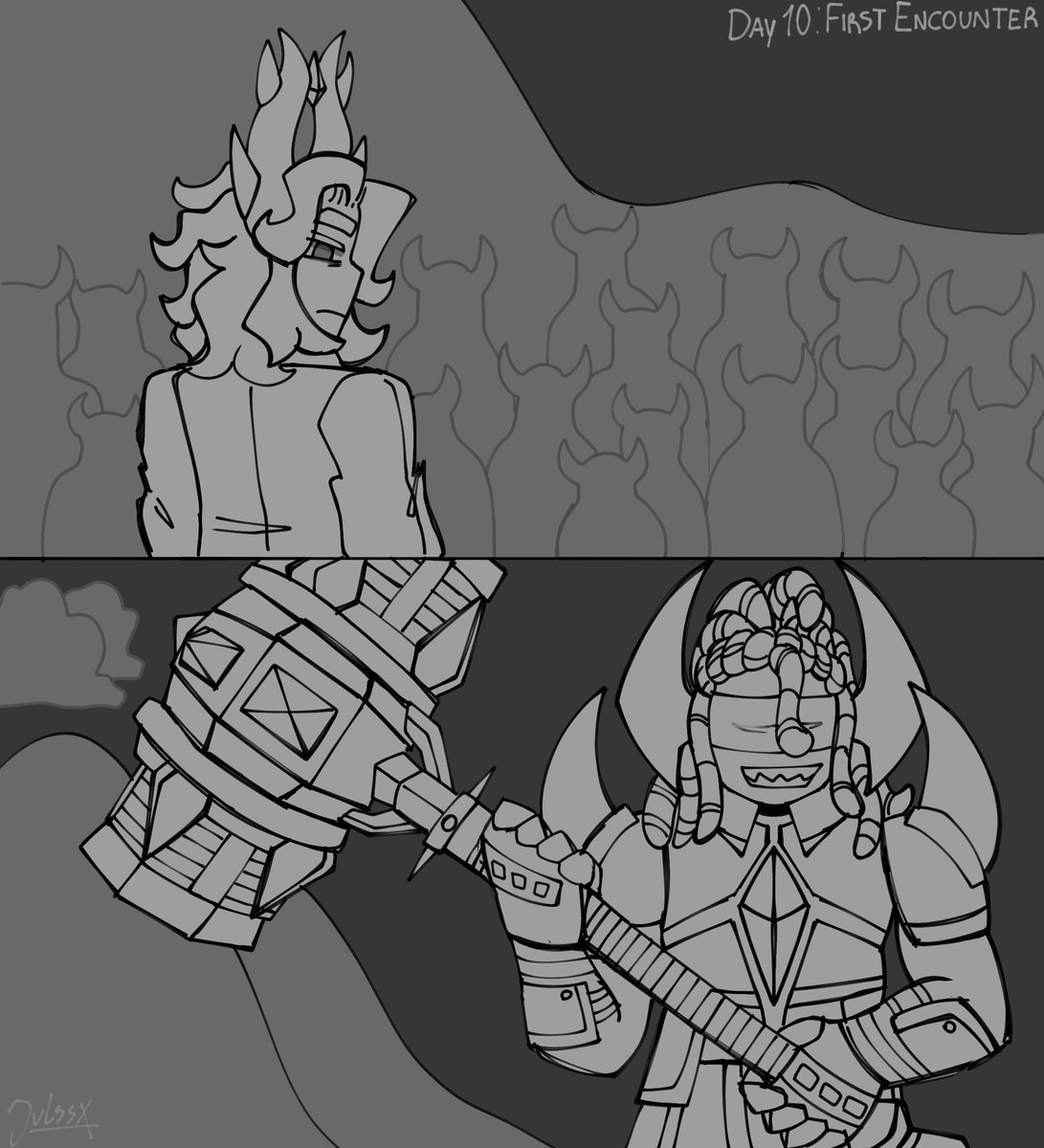 jxdlolz2's tweet photo. Day 10 of drawing my otp for 30 days 
#medhammer https://t.co/Eg2OMGXfki