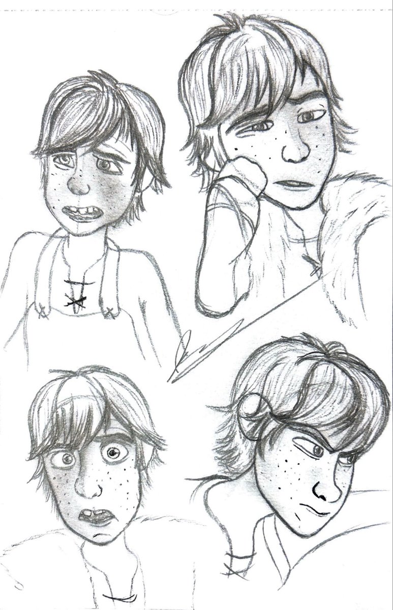 ChulinJFC68's tweet photo. More Hiccup sketches while my flat tire gets fixed

#httyd #howtotrainyourdragon #hiccup https://t.co/YFcq8nKER2