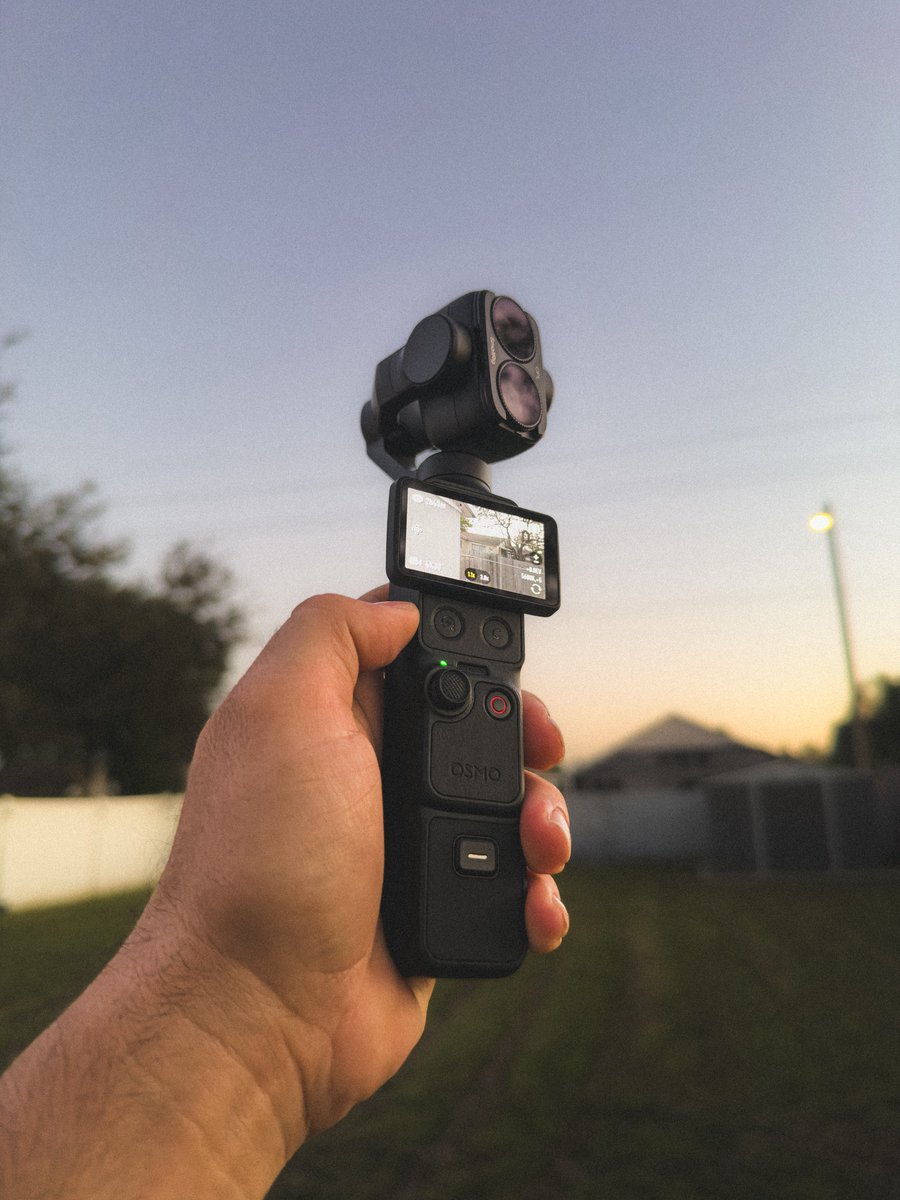 Escaldi's tweet photo. DJI Osmo Pocket 4P added to the collection. ✅

(Photo: iPhone 17 Pro Max - RAW, edited in LR mobile) https://t.co/c23BwlEVH0
