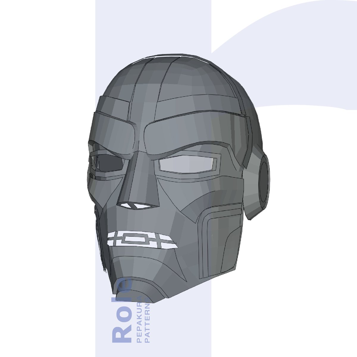 Einkindler's tweet photo. All roads lead to Doom! Avengers Doomsday Dr Doom Mask cosplay pepakura patterns are ready and available. Get ready for the premiere! 😎

 https://t.co/JjK2Rsgaho https://t.co/pWXR2ppsNM
