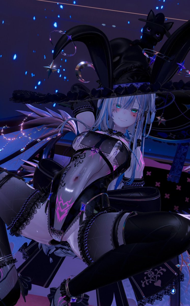 kirahan23's tweet photo. おはよーございます♡
そろそろハロウィンも近づいてきたし魔女コス！

#VRChat  #Lasyusha #YaokiSubDesign https://t.co/nIv326fqXG