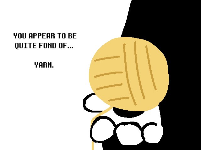 So_Plue's tweet photo. friend now has its own ball of yarn https://t.co/rKF1vSjQHt