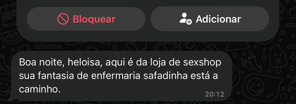 helokittyyz's tweet photo. ai que mensagem eh essa que eu recebi https://t.co/wlwGzwa0ch