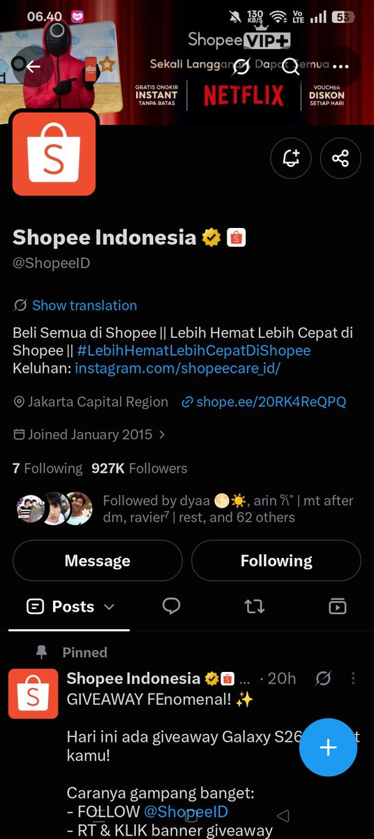 5upertuna's tweet photo. @ShopeeID Terimakasih giveawaynya shopee, semoga aku jadi salah satu yang beruntung itu🍀

Suka banget dan pengen punya The FEnomenal Creator Phone #GalaxyS26FE 🥳 #ItsFEnomenal #S26FEnomenalxShopee https://t.co/gtkpvqgfSO
