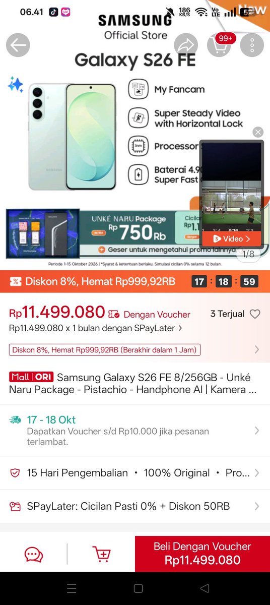 5upertuna's tweet photo. @ShopeeID Suka banget dan pengen punya The FEnomenal Creator Phone #GalaxyS26FE 🥳 #ItsFEnomenal #S26FEnomenalxShopee https://t.co/vFy6pR4gVJ