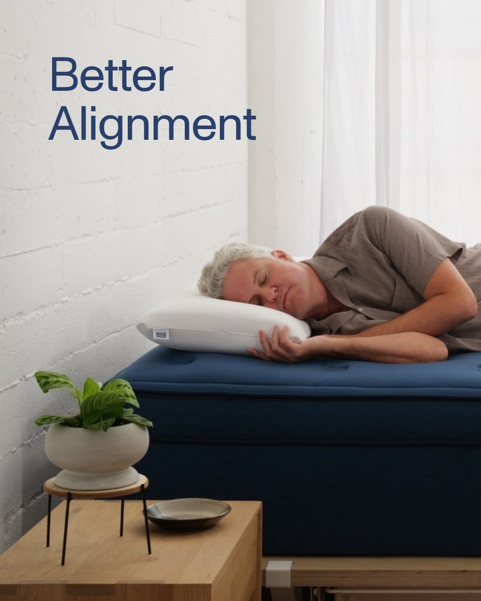 airweaveUSA's tweet photo. Experience personalized comfort with Airweave. Our customizable mattresses support your spine’s natural alignment, while innovative Airfiber® technology evenly distributes body weight to help relieve pressure on your lower back, hips, and joints.

Less pressure, more comfort, and restorative sleep tailored to you ✨ Discover your perfect mattress at https://t.co/E7yDMF6swJ
