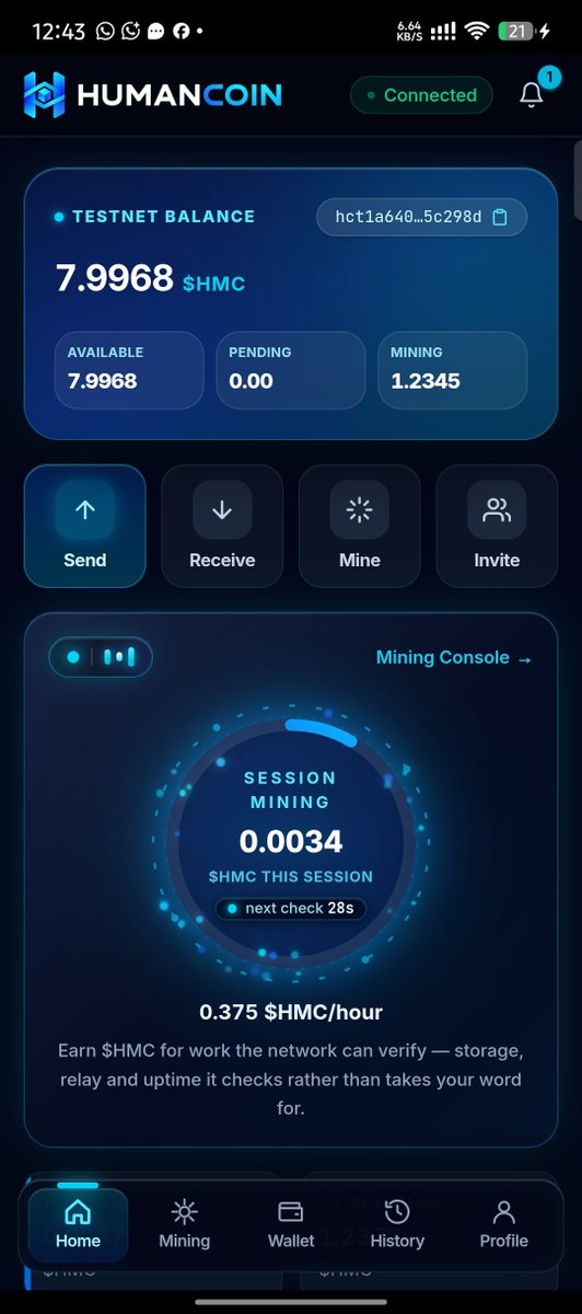 Dev_Mustee's tweet photo. Join me mining Humancoin ($HMC)! Use my referral code: HMC-538XY https://t.co/tJ1FZkjbZx https://t.co/CnWoIEnY8C