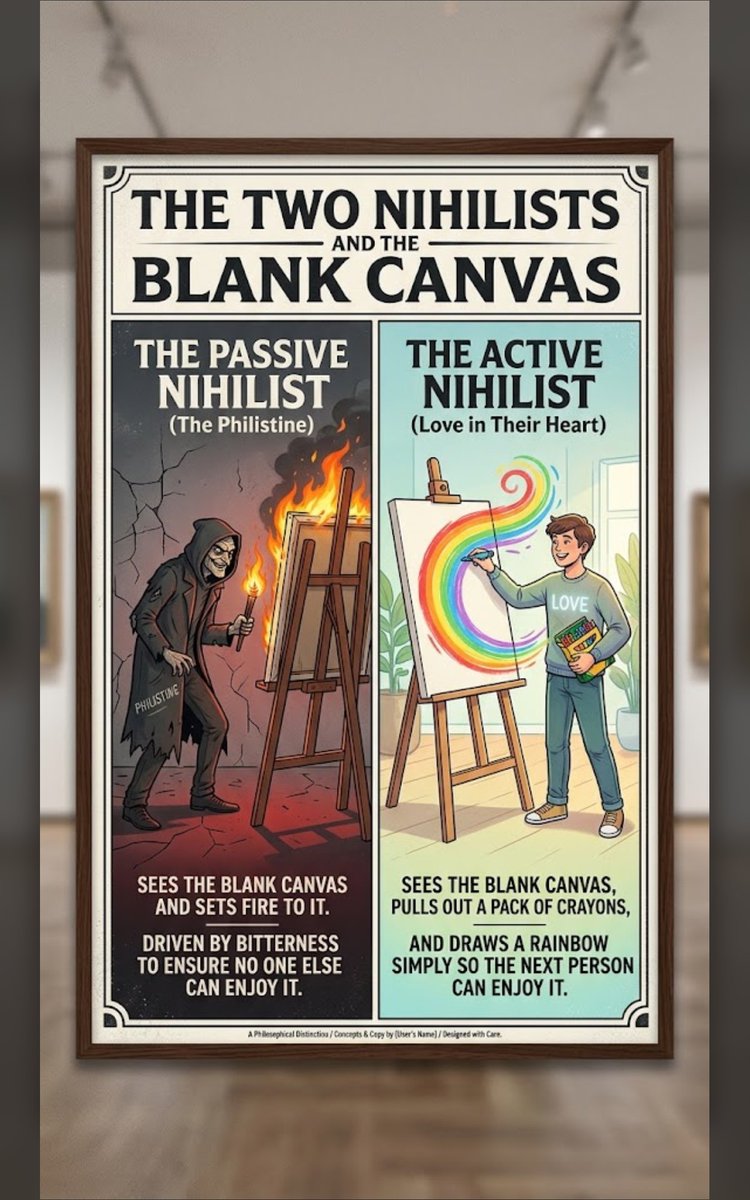 thesecondgoing's tweet photo. I'm an ACTIVE Nihilist. #Nihilism I made this to explain the difference. https://t.co/zqjLzQBShw