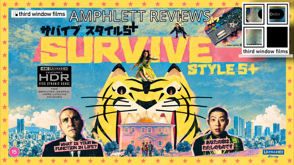 AmphlettReviews's tweet photo. @thirdwindow First-Ever 4K Release of Survive Style 5+ – Out 19th October 2026

"What is your function in life?"

Limited to 2,000 copies worldwide

Movie Review &amp; Extras Insight: https://t.co/tUIvd5Qer6 https://t.co/8AIw90llbm