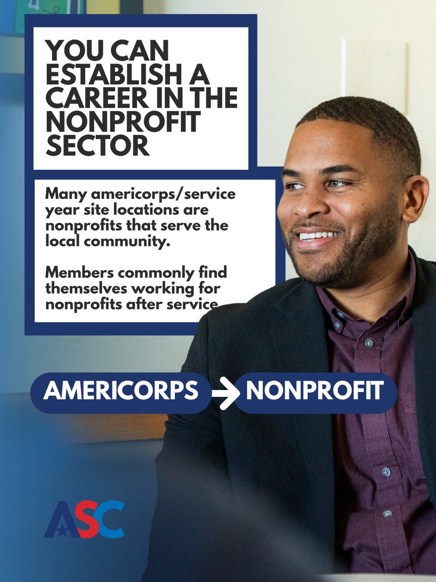statecommission's tweet photo. 💡Why is AmeriCorps worth it?

People choose AmeriCorps for a variety of reasons, but we recapped common reasons why members find it valuable.

Find more helpful recruitment tips in ASC's Recruitment Resource Guide! 

🔗 Read now on our Social Press Kit: https://t.co/R147g4nJaC https://t.co/a1wvbfarih