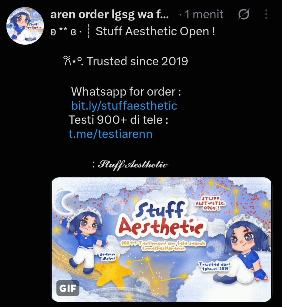 zuotopia's tweet photo. Terimakasih banyak buat kak yia @kalopyia udh bikinin aku custom seniat sebagus ini 😭✨ yg mau request custom setup dll boleh ke kak yia dijamin ganyesel dan murceeee 😚 https://t.co/mqZ0FAbYc4