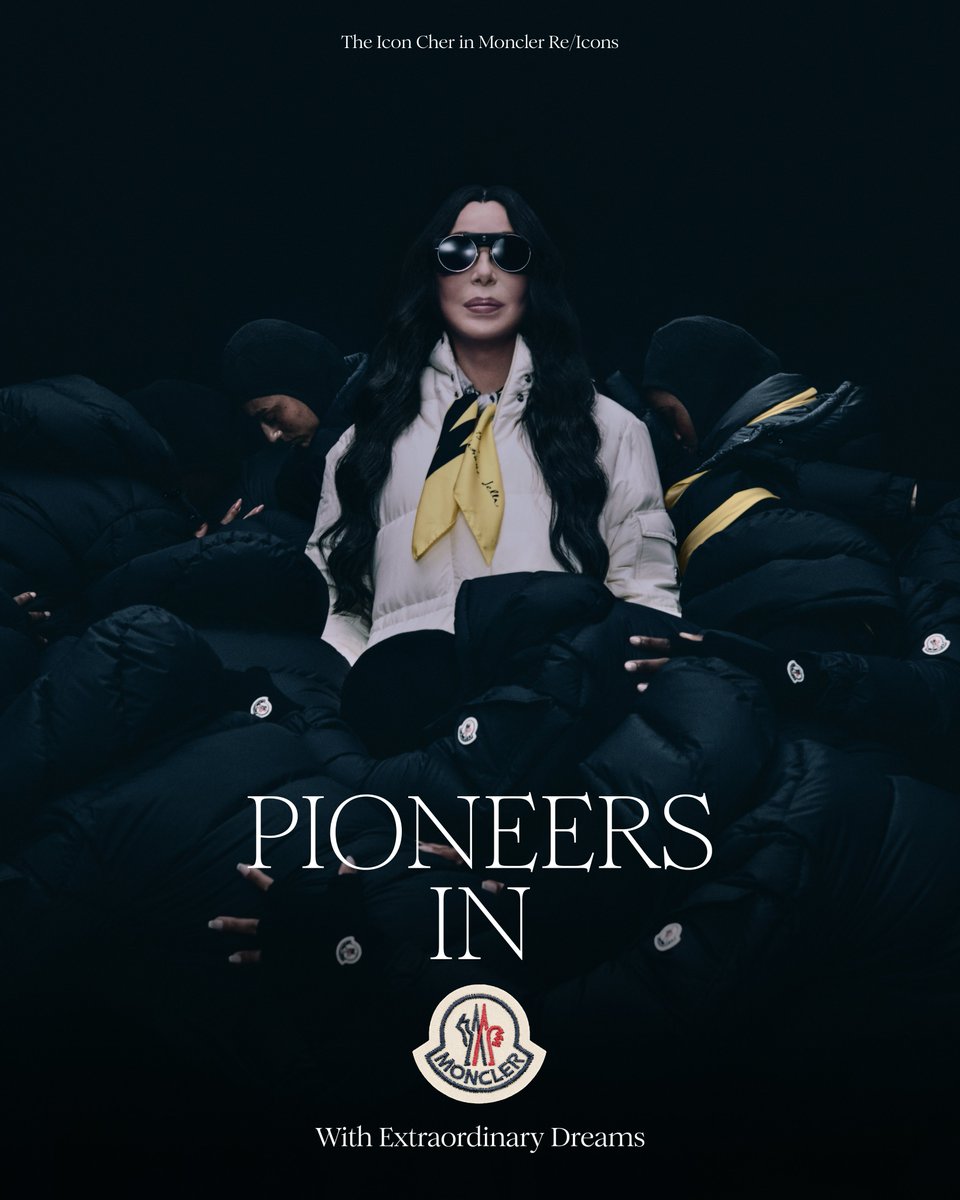 MonclerJapan's tweet photo. 【Moncler Re/Icons】

Cher、JENNIE、Grace Jonesの3人が、新たなパイオニア精神を体現するキャンペーンを公開。ブランドを象徴する4つのアイコンを再解釈した、Moncler Re/Iconsコレクションをご覧ください。

▼詳細はこちら
https://t.co/UzdhCBMHXW

#PioneersinMoncler #MonclerReicons #Moncler https://t.co/eJM6242S1k