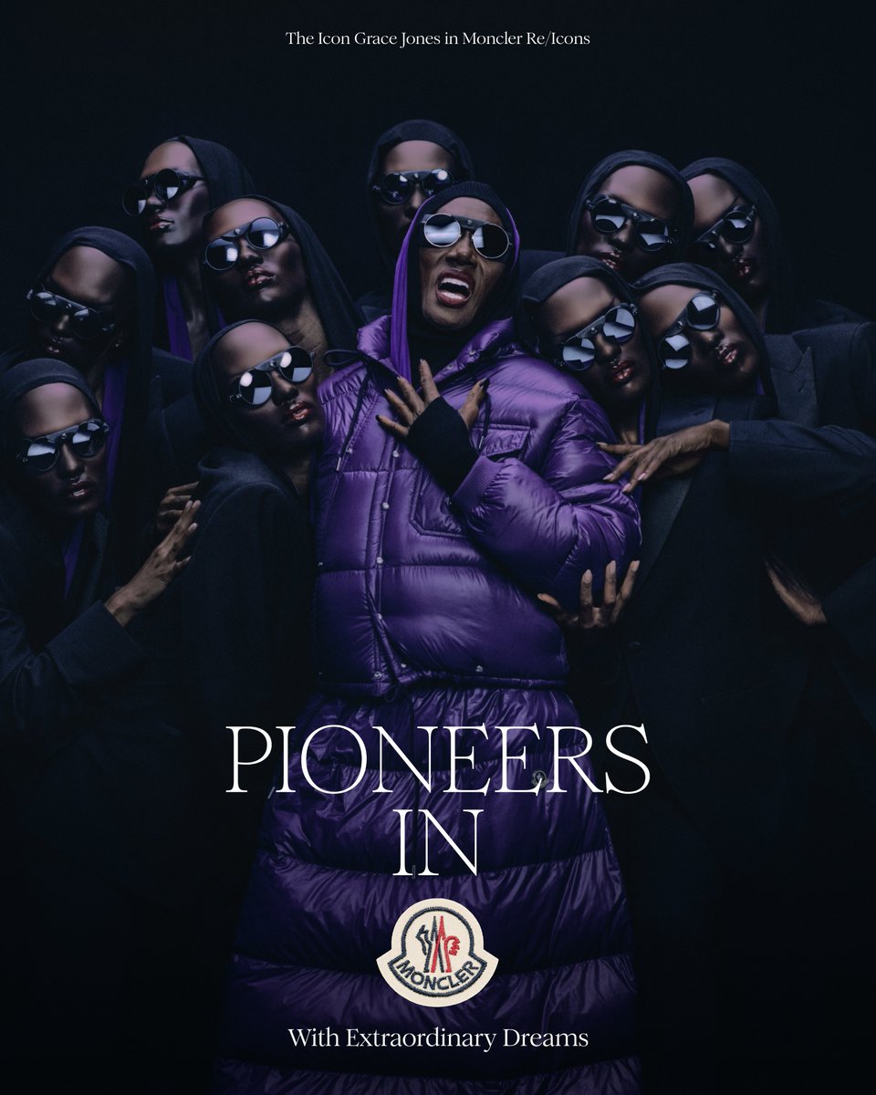 MonclerJapan's tweet photo. 【Moncler Re/Icons】

Cher、JENNIE、Grace Jonesの3人が、新たなパイオニア精神を体現するキャンペーンを公開。ブランドを象徴する4つのアイコンを再解釈した、Moncler Re/Iconsコレクションをご覧ください。

▼詳細はこちら
https://t.co/UzdhCBMHXW

#PioneersinMoncler #MonclerReicons #Moncler https://t.co/eJM6242S1k